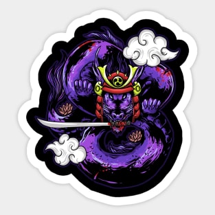 Shenron Dragon Samurai Sticker